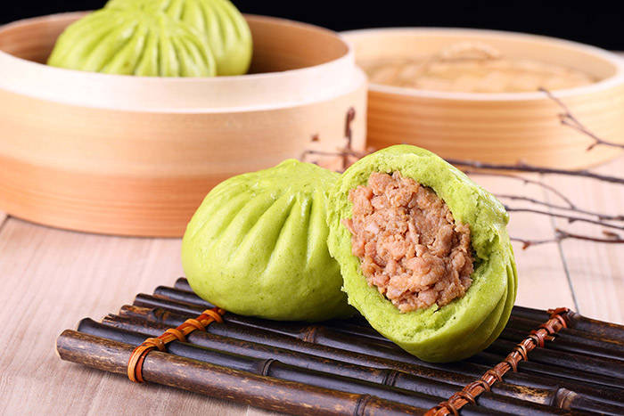 翡翠鮮汁肉包